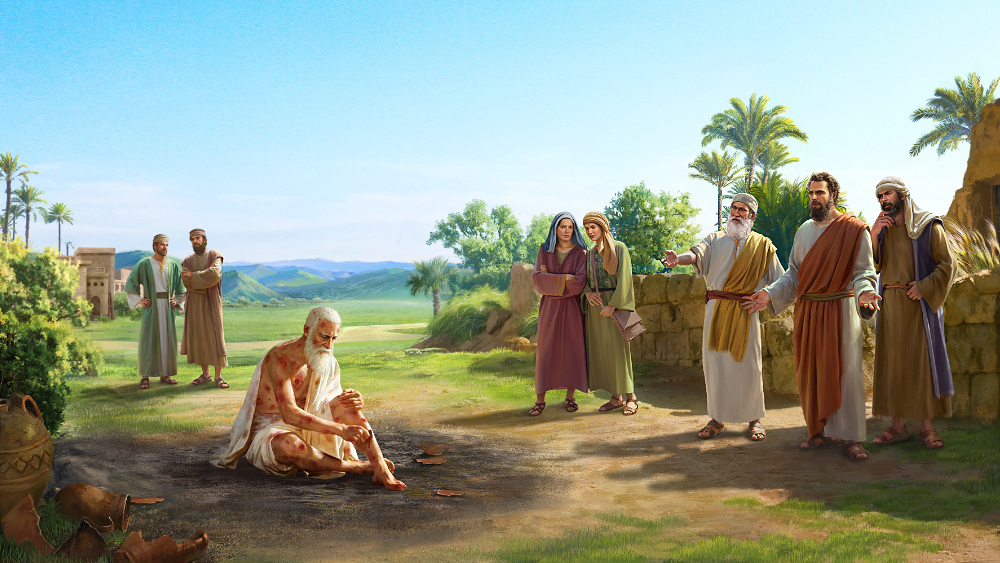 Satan Once More Tempts Job (Sore Boils Break Out Across Job’s Body ...