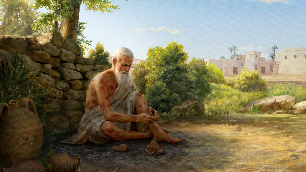 Satan Once More Tempts Job (Sore Boils Break Out Across Job’s Body