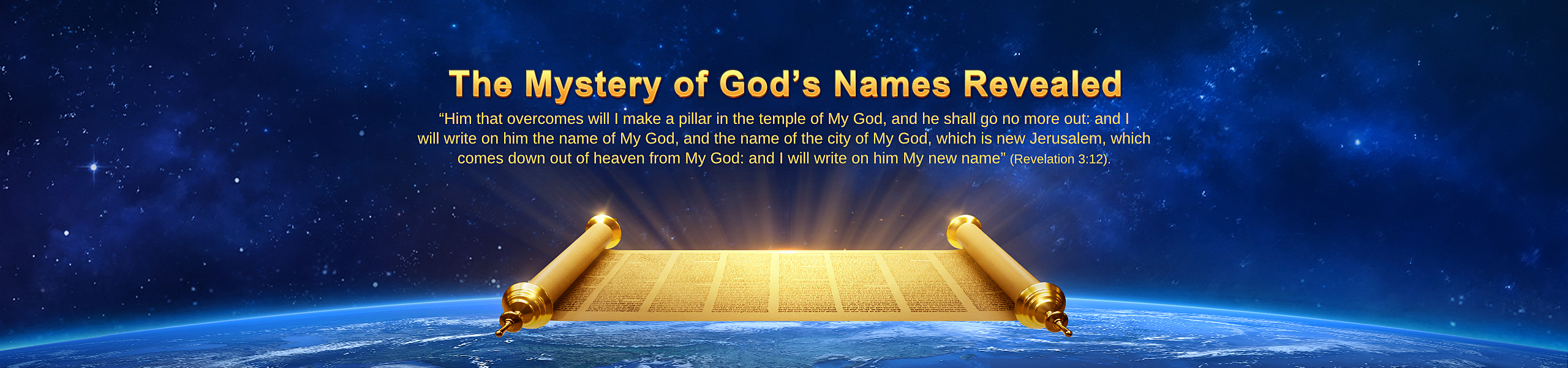 The Mystery of God’s Names Revealed